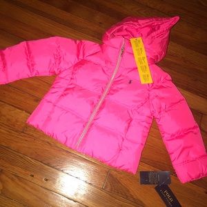 Polo Ralph Lauren, girls quilted winter coat